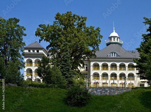 Spa Jeseník Priessnitz treatment house on the colonnade Czech Republic