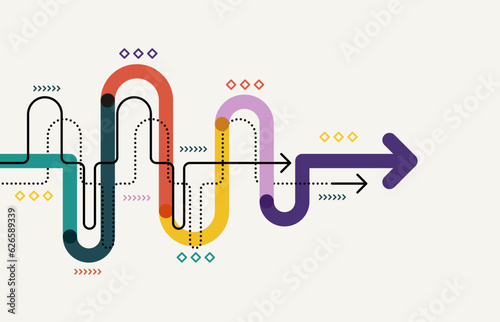 Abstract arrow direction. Technology background. High speed. Hi-tech