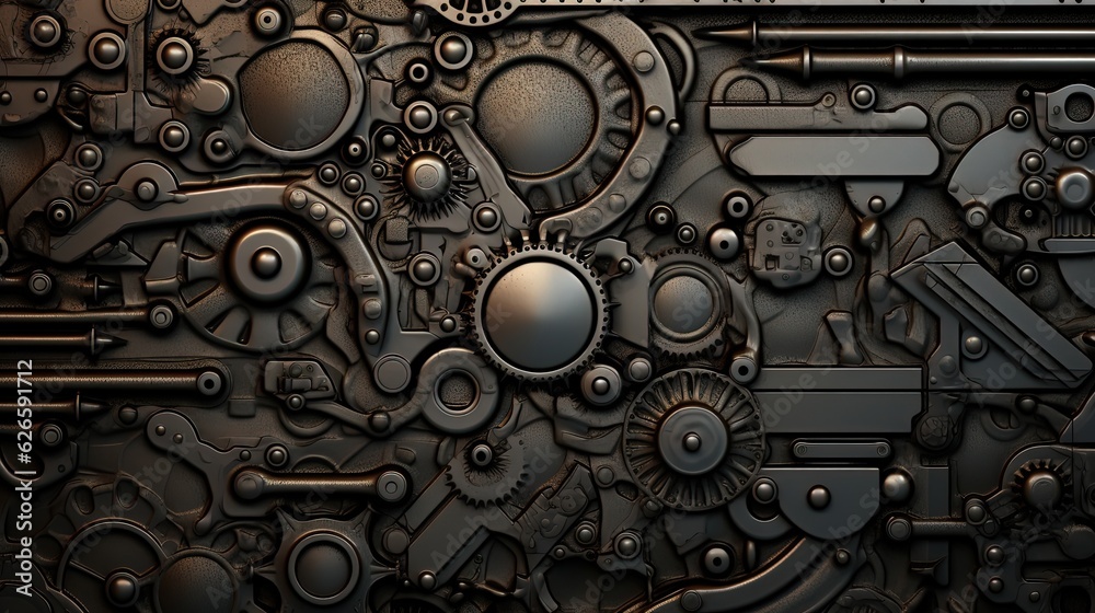 abstract background of metal texture surface, Generative Ai abstract background of metal texture surface, Generative Ai