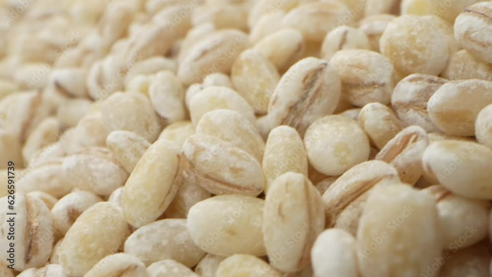 Barley without husk appears as small, rounded grains with a smooth texture. Under a probe lens, its starch-rich endosperm and germ become visible, offering a closer look at its nutritious composition
Barley without husk appears as small, rounded grains with a smooth texture. Under a probe lens, its starch-rich endosperm and germ become visible, offering a closer look at its nutritious composition
