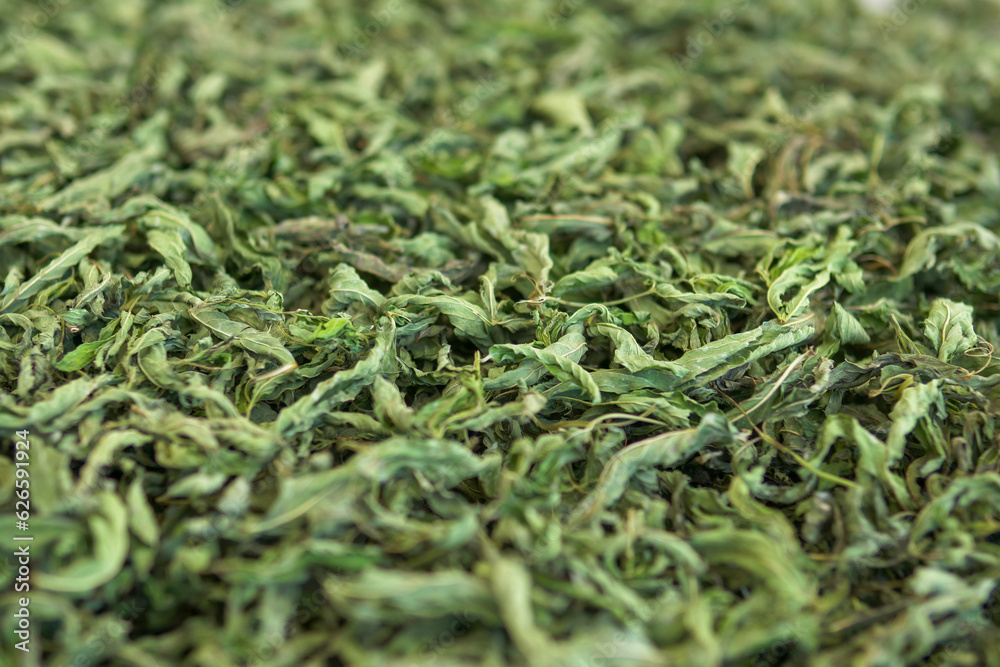 mint tea and dried mints for colds in winter,