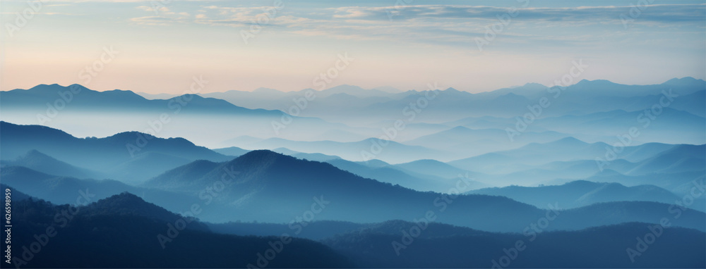 Empty wooden plate in sunset landscape. Background.