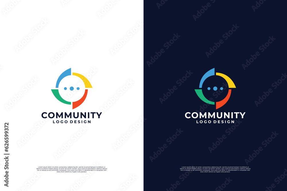 human community logo template. symbol for teamwork, social group, community. human community logo template. symbol for teamwork, social group, community.
