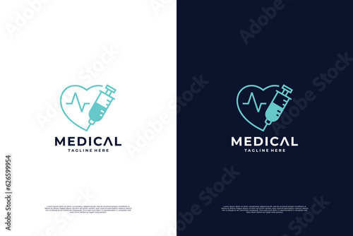 Healthcare Medical Logo design. Medicine and medical symbol.