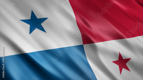 Panama National Flag, High Quality Waving Flag Image 