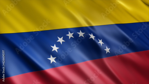 Venezuela National Flag, High Quality Waving Flag Image 