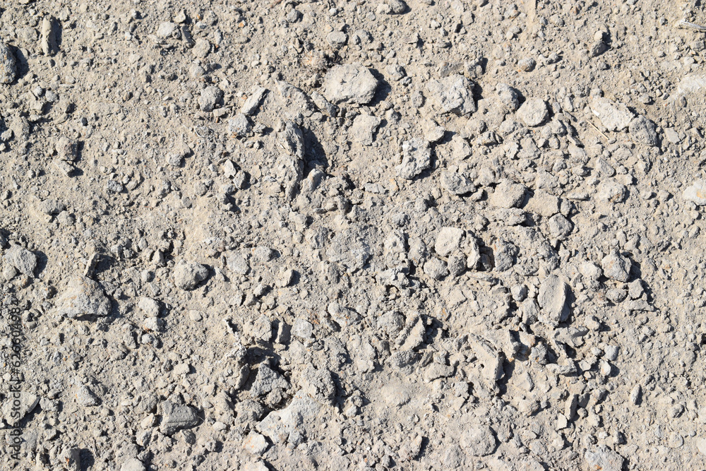 Asphalt road surface. Background texture of gray dry soil with copy space. Asphalt road surface. Background texture of gray dry soil with copy space.