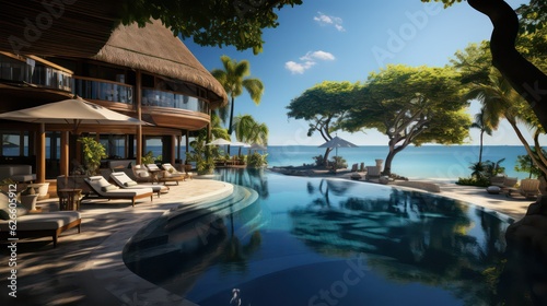 Tropical Beach Luxury Resorts Comfort and Relaxation in Nature