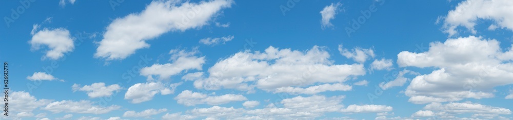 Extra large panorama of blue sky with white clouds Extra large panorama of blue sky with white clouds