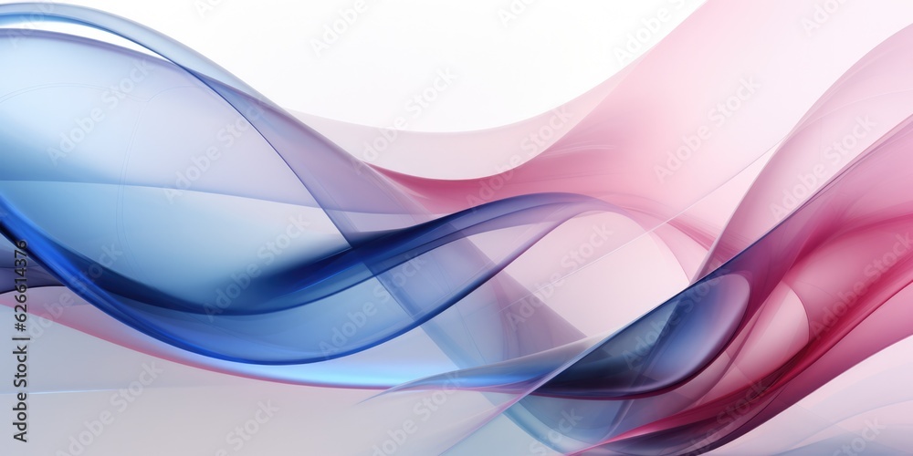 Abstract red and blue swirl wave on white background. Flow liquid lines design element, generative ai Abstract red and blue swirl wave on white background. Flow liquid lines design element, generative ai