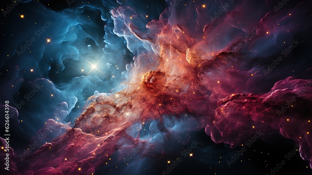 Night Cosmos, Stunning Space Galaxy Cloud Nebula with Supernova, a Mesmerizing Astronomical Background Wallpaper, Ai generative Night Cosmos, Stunning Space Galaxy Cloud Nebula with Supernova, a Mesmerizing Astronomical Background Wallpaper, Ai generative