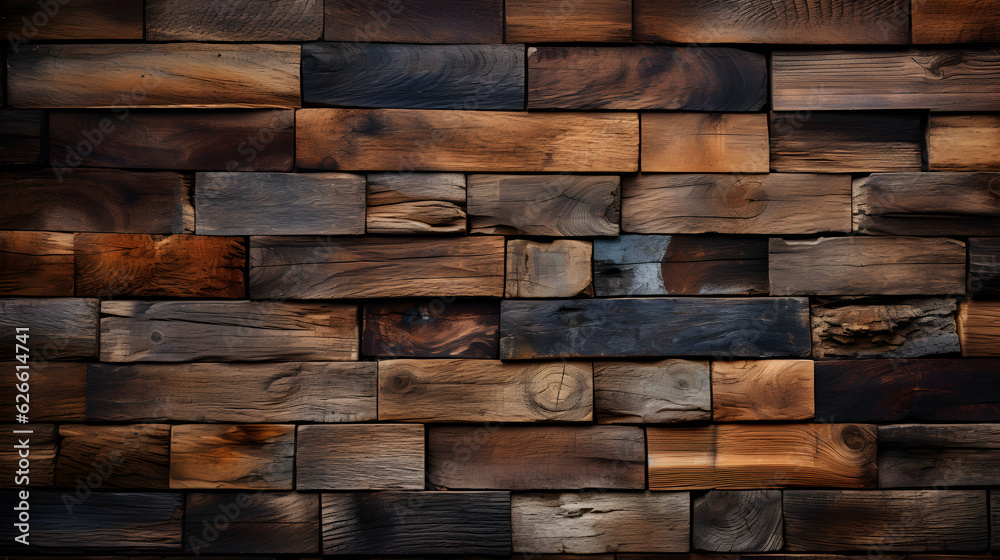 Brown wooden strip parquet maple texture background Generative AI Brown wooden strip parquet maple texture background Generative AI