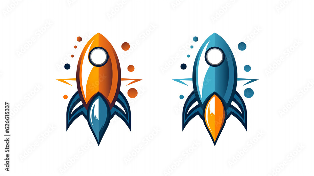 Rocket logo design for brands