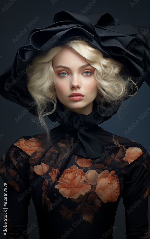 The most beautiful model for an amazing fashion portrait The most beautiful model for an amazing fashion portrait