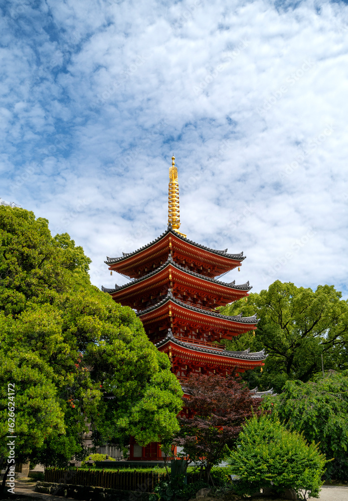 Tochoji Temple Pagoda in Fukuoka