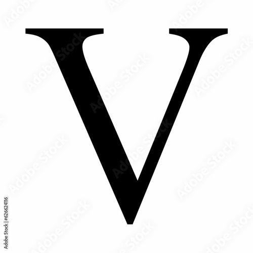 Roman numerical number 5