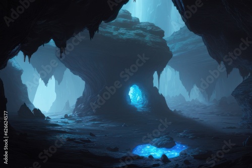 Tablou canvas Strange Fantasy Alien Cavern