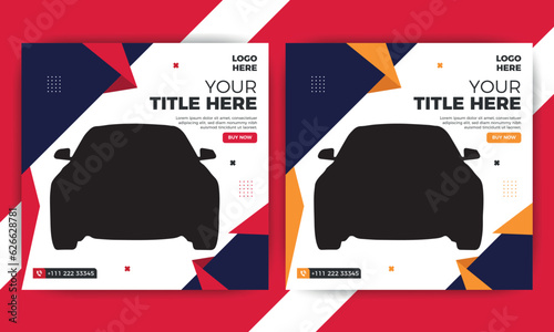 Social media post design Instagram template.