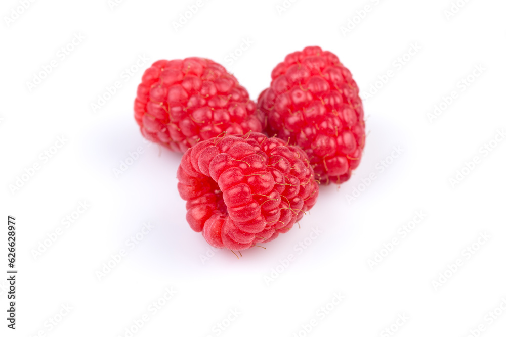raspberry isolated on white background raspberry isolated on white background