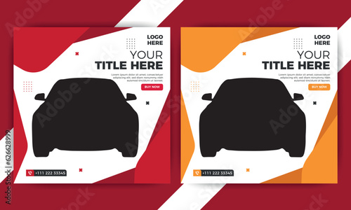 Social media post design Instagram template.