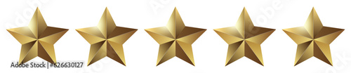 Five golden stars from customers rating sign, customer reviews sign, rating service, good client satisfaction, user experience best customer feedback concept – stock vector