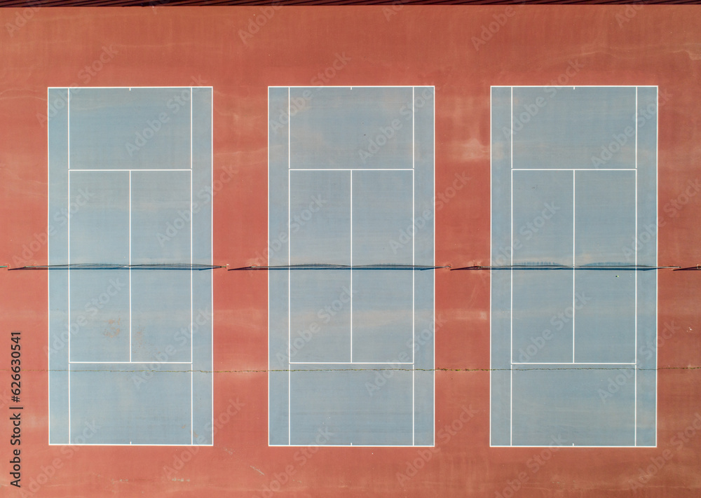 Fototapeta premium tennis courts for a fun game
