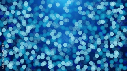 Abstract bokeh background. Flickering shining glittering lights. 4K video animation 3d render.