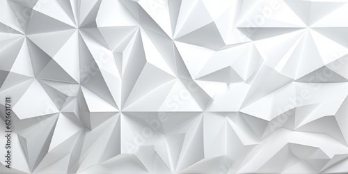 Fototapeta Naklejka Na Ścianę i Meble -  Abstract 3d white background pattern texture. Generative AI