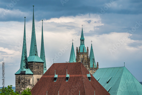 Erfurt Cathedral and Collegiate Church of St Mary, Erfurt, Germany. photo