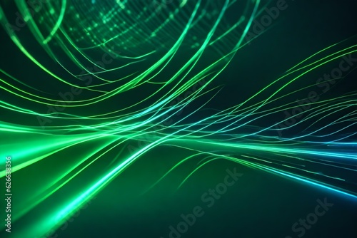 abstract green background  generetive ai tools