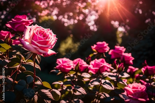 colorful flowers background