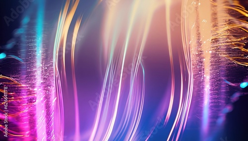 Neon fiber optic lines abstract texture background, abstract speed lines technology background