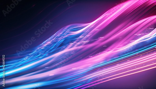 Neon fiber optic lines abstract texture background, abstract speed lines technology background