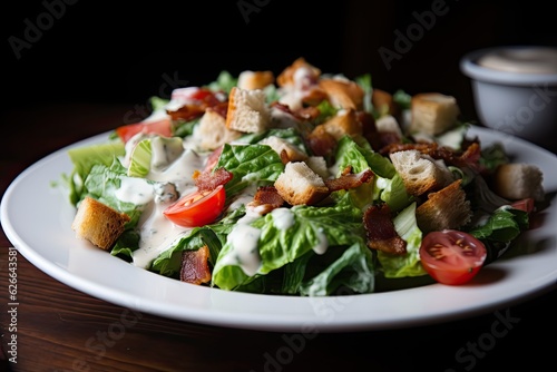  BLT salad Chopped bacon lettuce and tomato, generative artificial intelligence