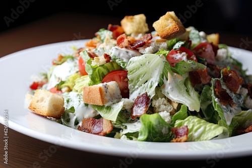  BLT salad Chopped bacon lettuce and tomato, generative artificial intelligence