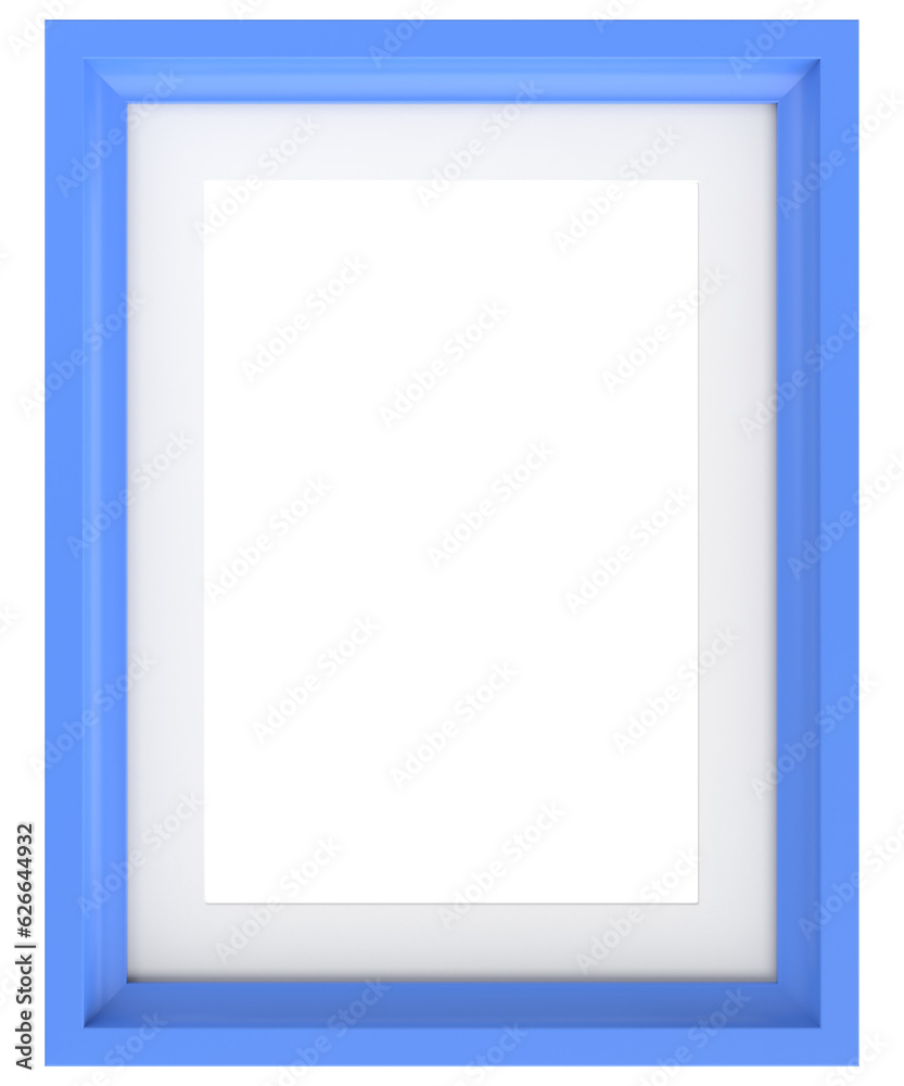 Picture frame. Portrait frame. 3D illustration. Picture frame. Portrait frame. 3D illustration.