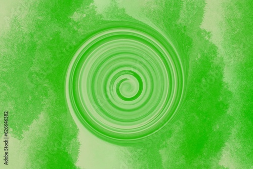 Zielone, abstrakcyjne tło, esy-floresy, wirujące.
