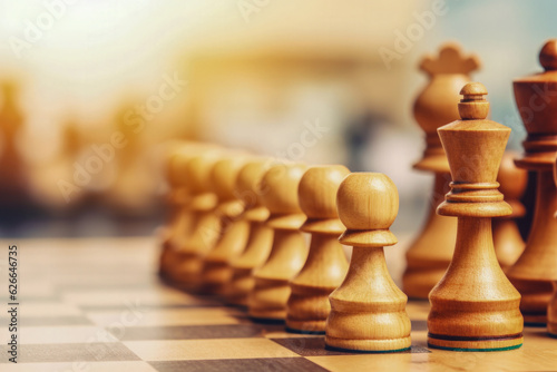 A colorful chess board - Generative AI