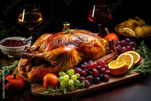 Mouthwatering home made turkey for Thanksgiving and Christmas celebration