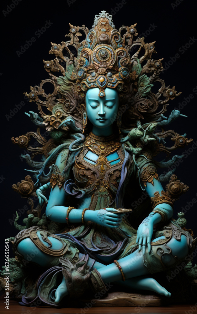 Fototapeta premium The Buddha's Tranquil Gaze