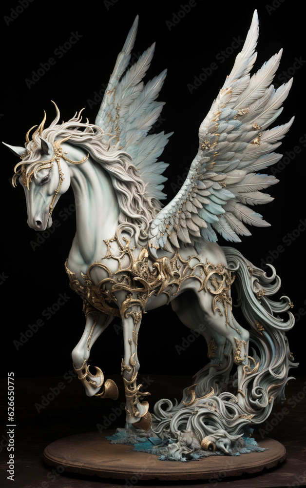 Majestic Winged Unicorn