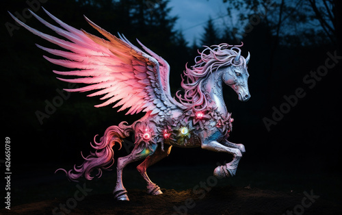 Majestic Winged Unicorn