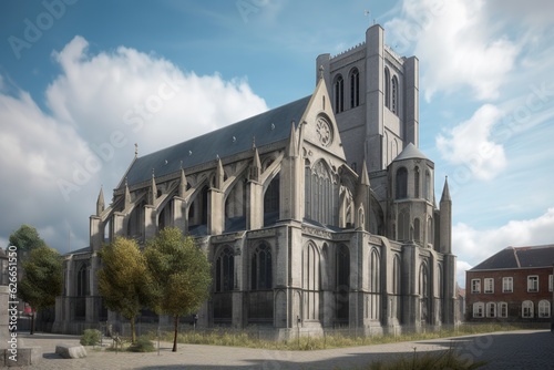 church and architecture, religion and building, cathedral, generative artificial intelligence © Tor Gilje