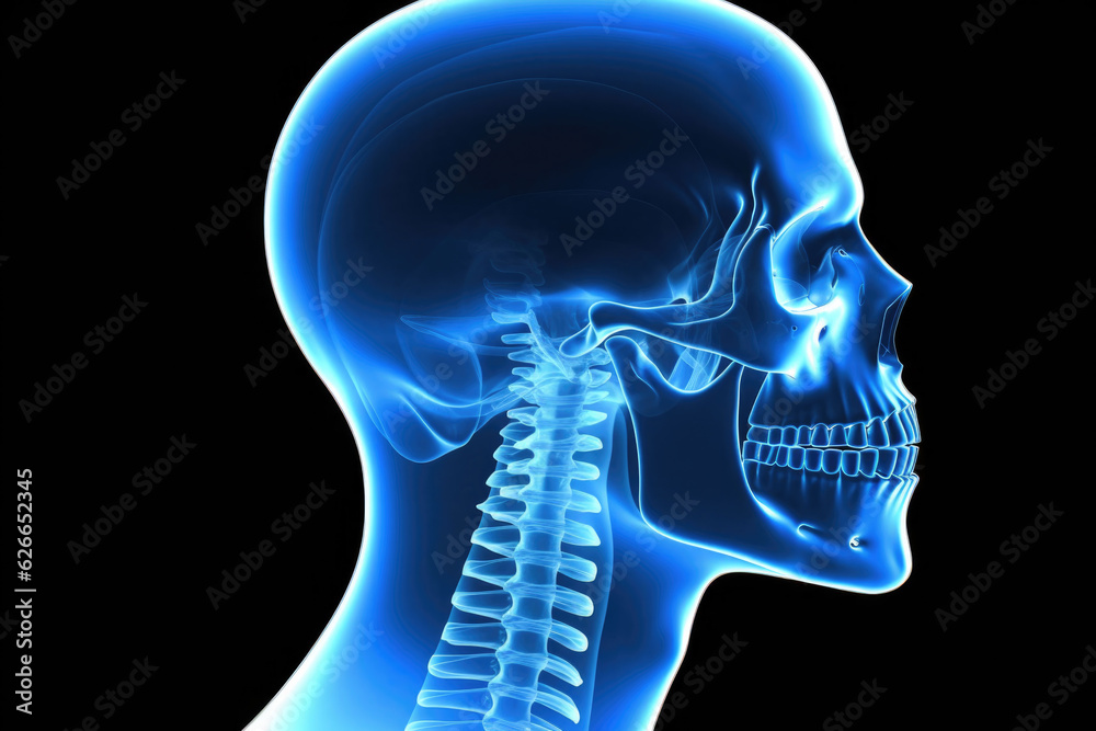 X-Ray ultrasound scan of human body - Generative AI X-Ray ultrasound scan of human body - Generative AI