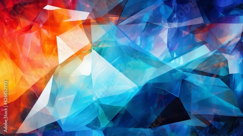 abstract background with triangles