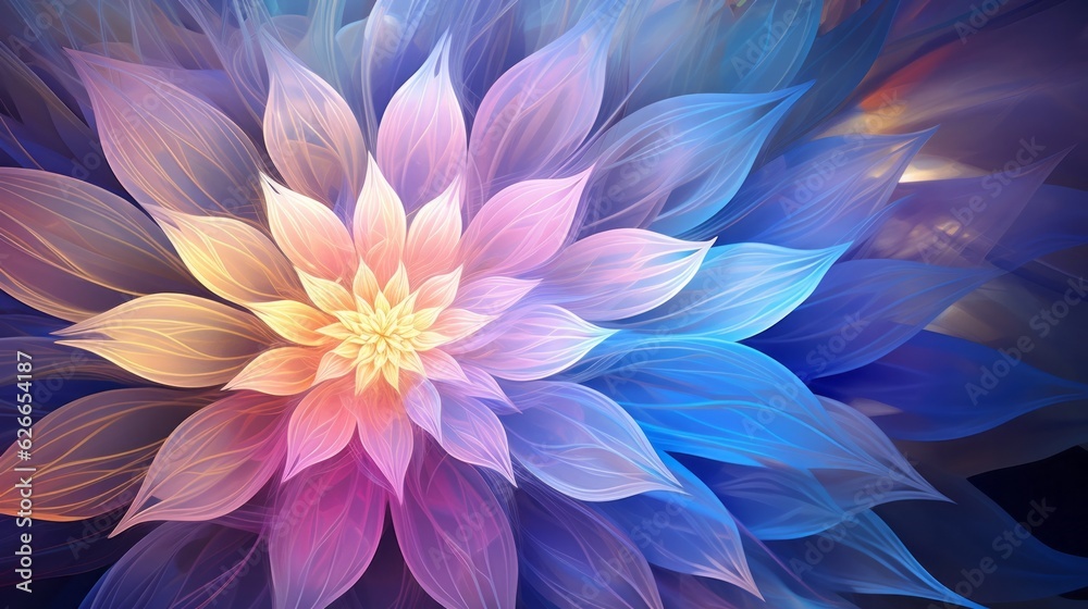 Fototapeta premium blue water lily