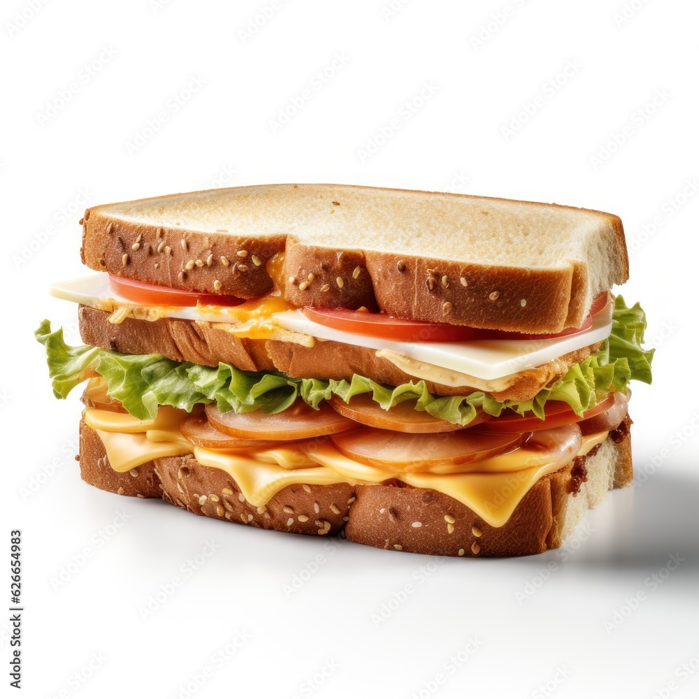 Tasty sandwitch isolated Tasty sandwitch isolated