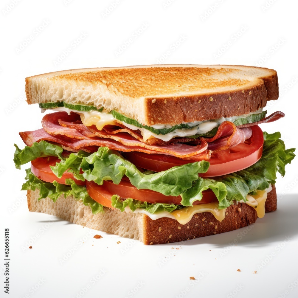 Tasty sandwitch isolated Tasty sandwitch isolated