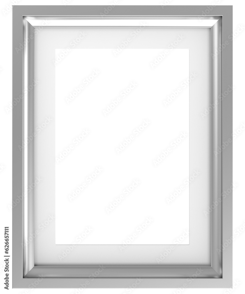 Picture frame. Portrait frame. 3D illustration. Picture frame. Portrait frame. 3D illustration.
