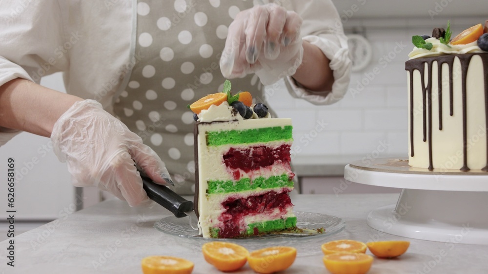 Pastry Chef Decorating the Cake with a Caramel Vase, Food Stock Footage ft.  bakery & caramel - Envato Elements